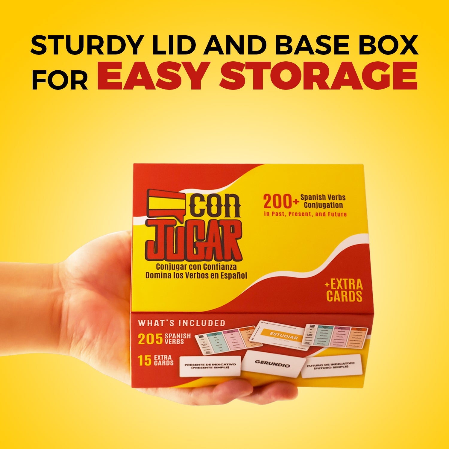 Spanish Verb Conjugation Flashcards (Physical)