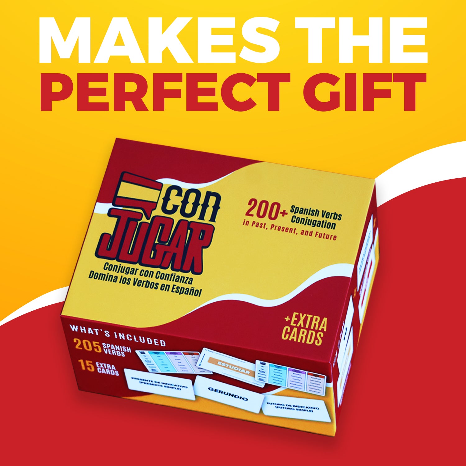 Spanish Verb Conjugation Flashcards (Physical)