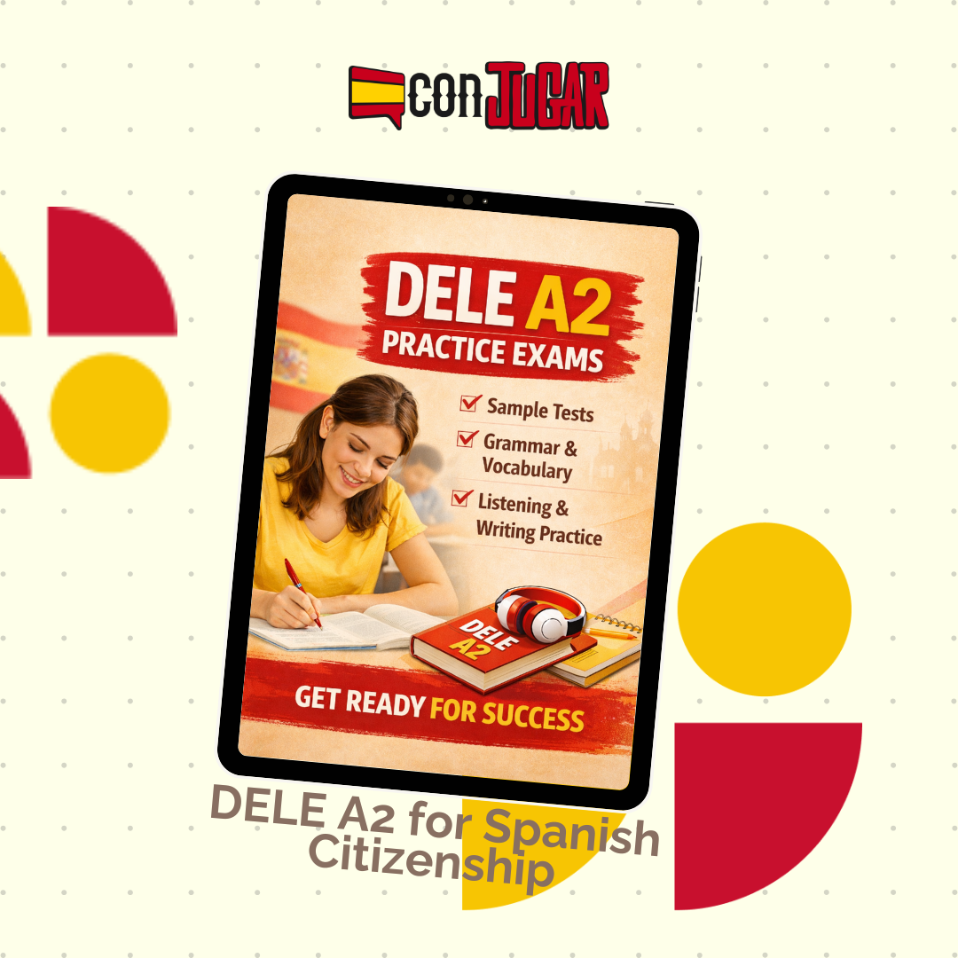 Complete Spanish DELE A2 Practice Exam Package