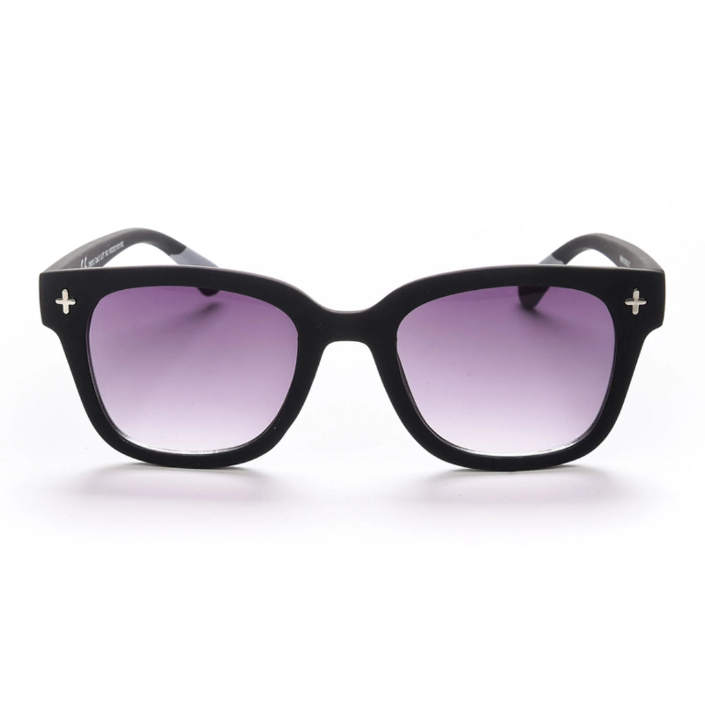 OKKIA Giovanni Sunglasses - UV400 Protection Eyewear Designed in Italy - Unisex Fashion Sunglasses - Black
