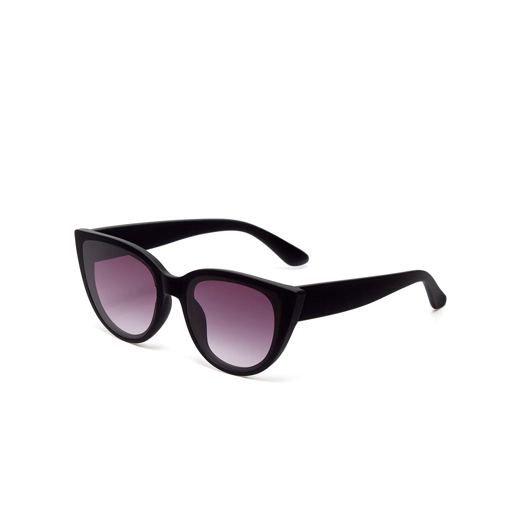 OKKIA Silvia Sunglasses - UV400 Protection Eyewear Designed in Italy - Unisex Fashion Sunglasses - Black