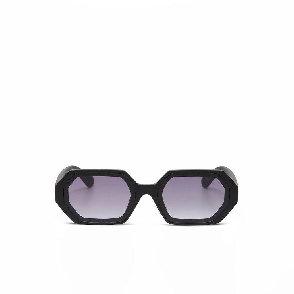 OKKIA Andrea Sunglasses - UV400 Protection Eyewear Designed in Italy - Unisex Fashion Sunglasses - Black