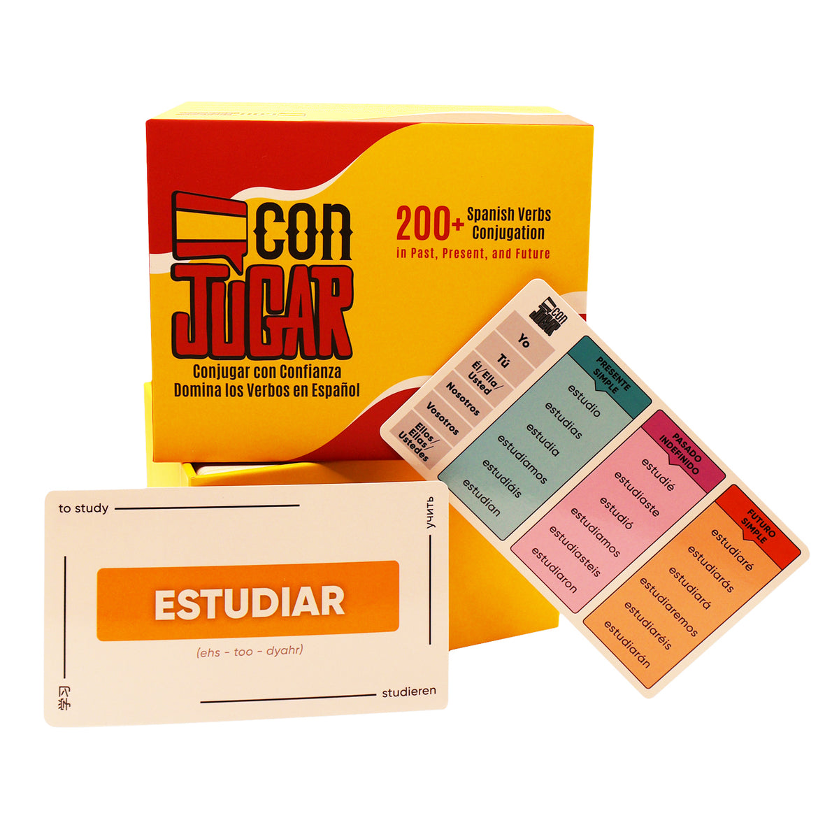 Spanish Verb Conjugation Flashcards (Physical)