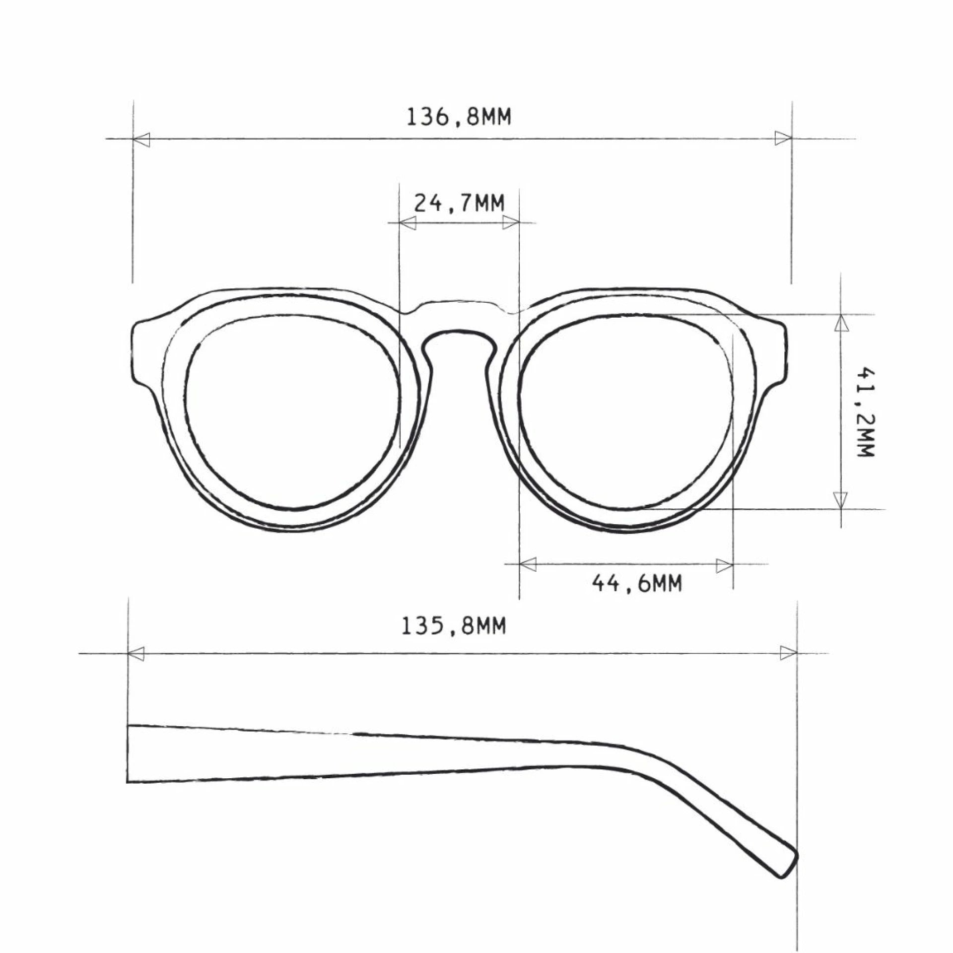 OKKIA Zeno Sunglasses - UV400 Protection Eyewear Designed in Italy - Unisex Fashion Sunglasses - Yellow Havana