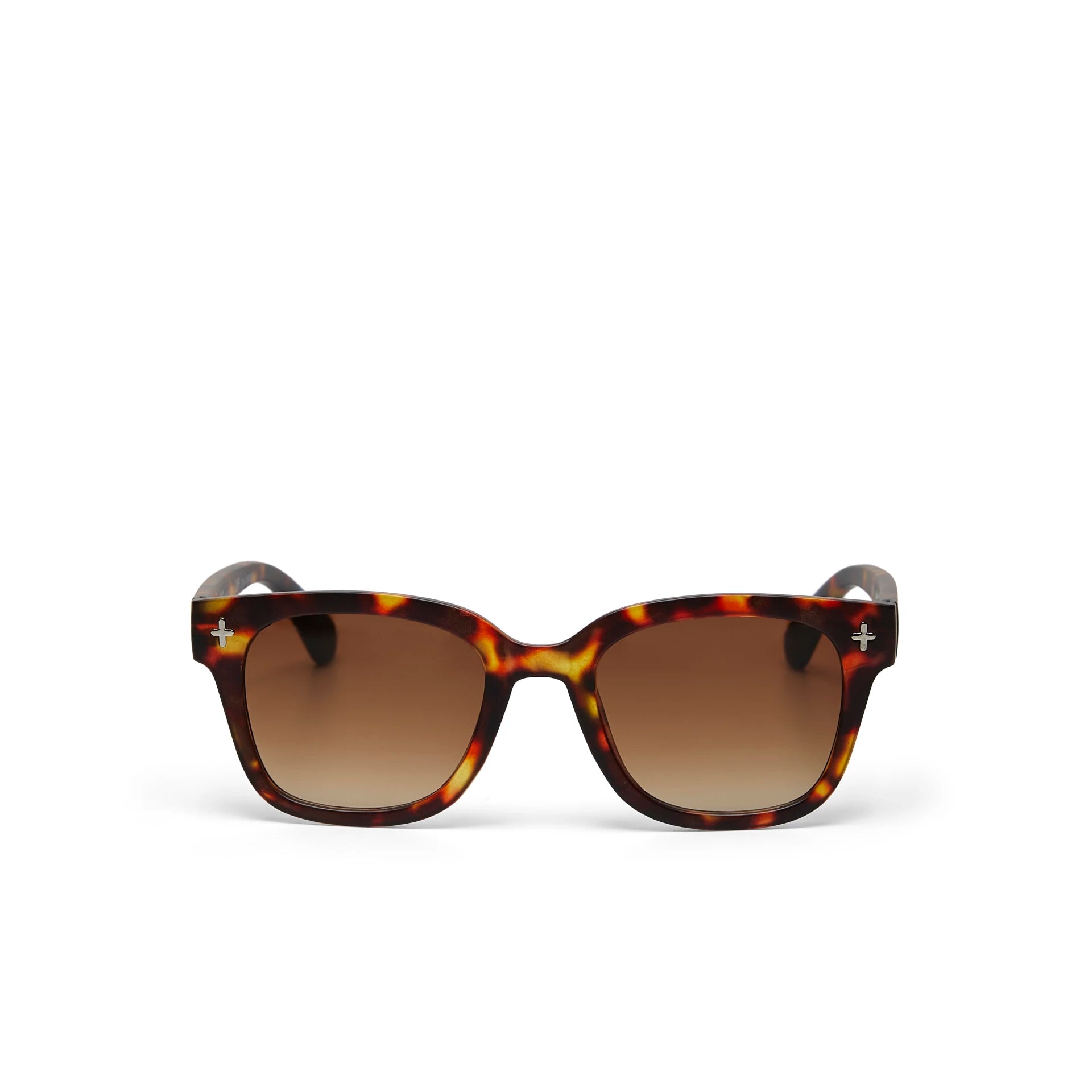 OKKIA Giovanni Sunglasses - UV400 Protection Eyewear Designed in Italy - Unisex Fashion Sunglasses - Havana