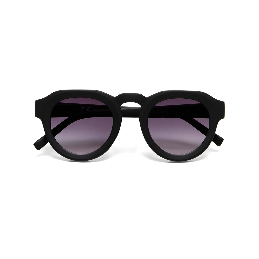 OKKIA Zeno Sunglasses - UV400 Protection Eyewear Designed in Italy - Unisex Fashion Sunglasses - Black