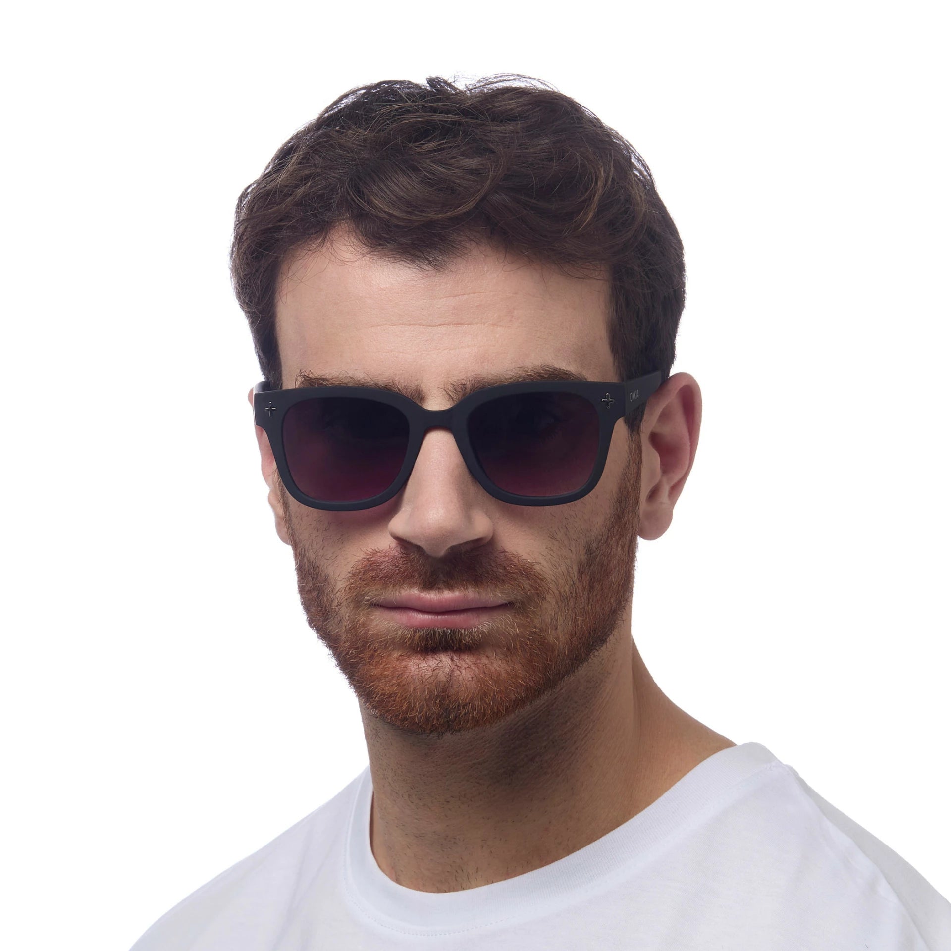 OKKIA Giovanni Sunglasses - UV400 Protection Eyewear Designed in Italy - Unisex Fashion Sunglasses - Black