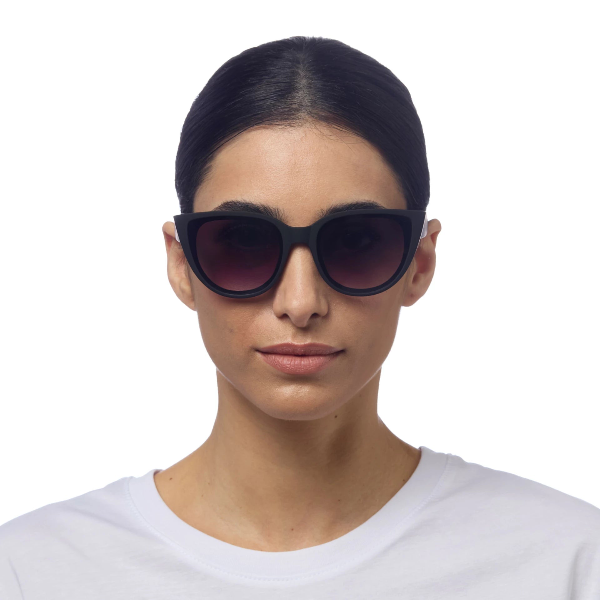 OKKIA Silvia Sunglasses - UV400 Protection Eyewear Designed in Italy - Unisex Fashion Sunglasses - Black