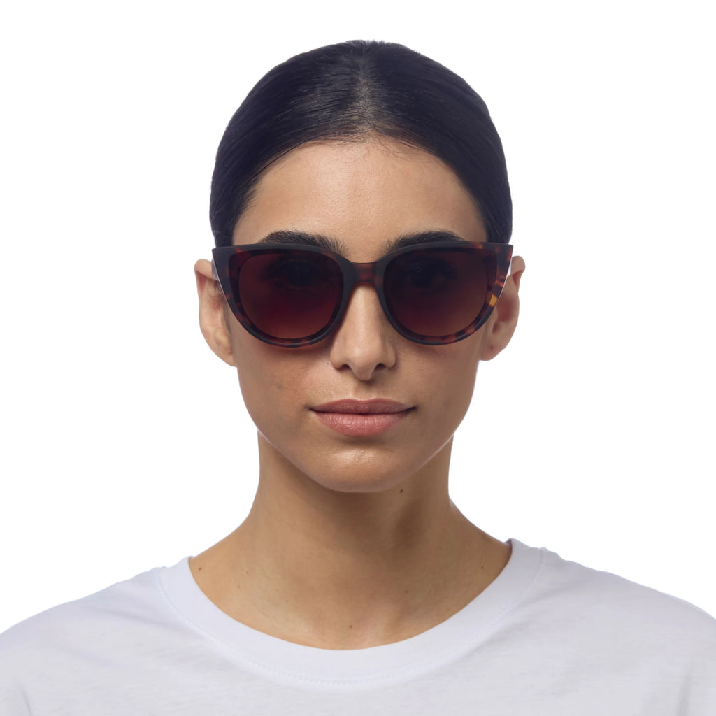 OKKIA Silvia Sunglasses - UV400 Protection Eyewear Designed in Italy - Unisex Fashion Sunglasses - Havana