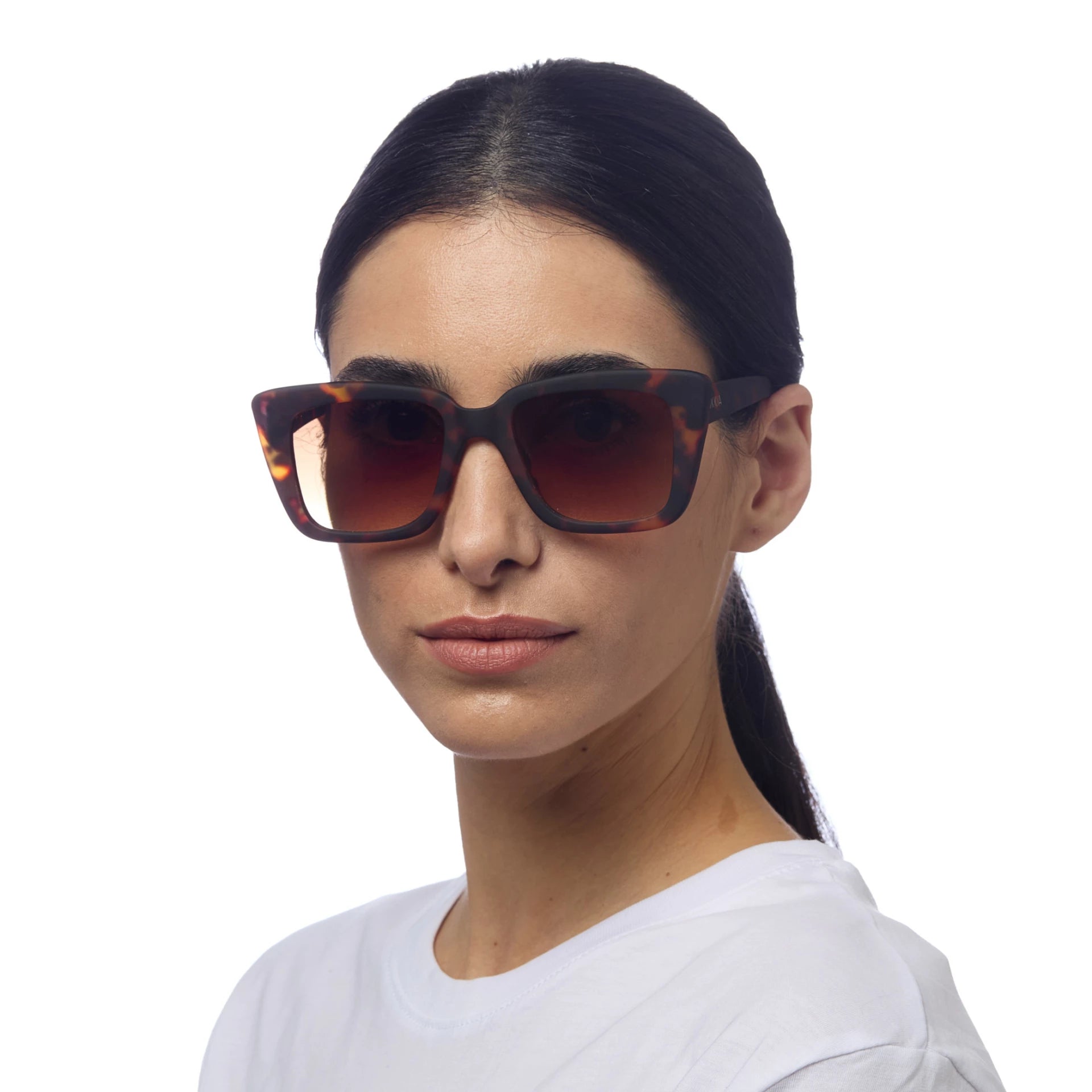 OKKIA Elba Sunglasses - UV400 Protection Eyewear Designed in Italy - Unisex Fashion Sunglasses - Havana