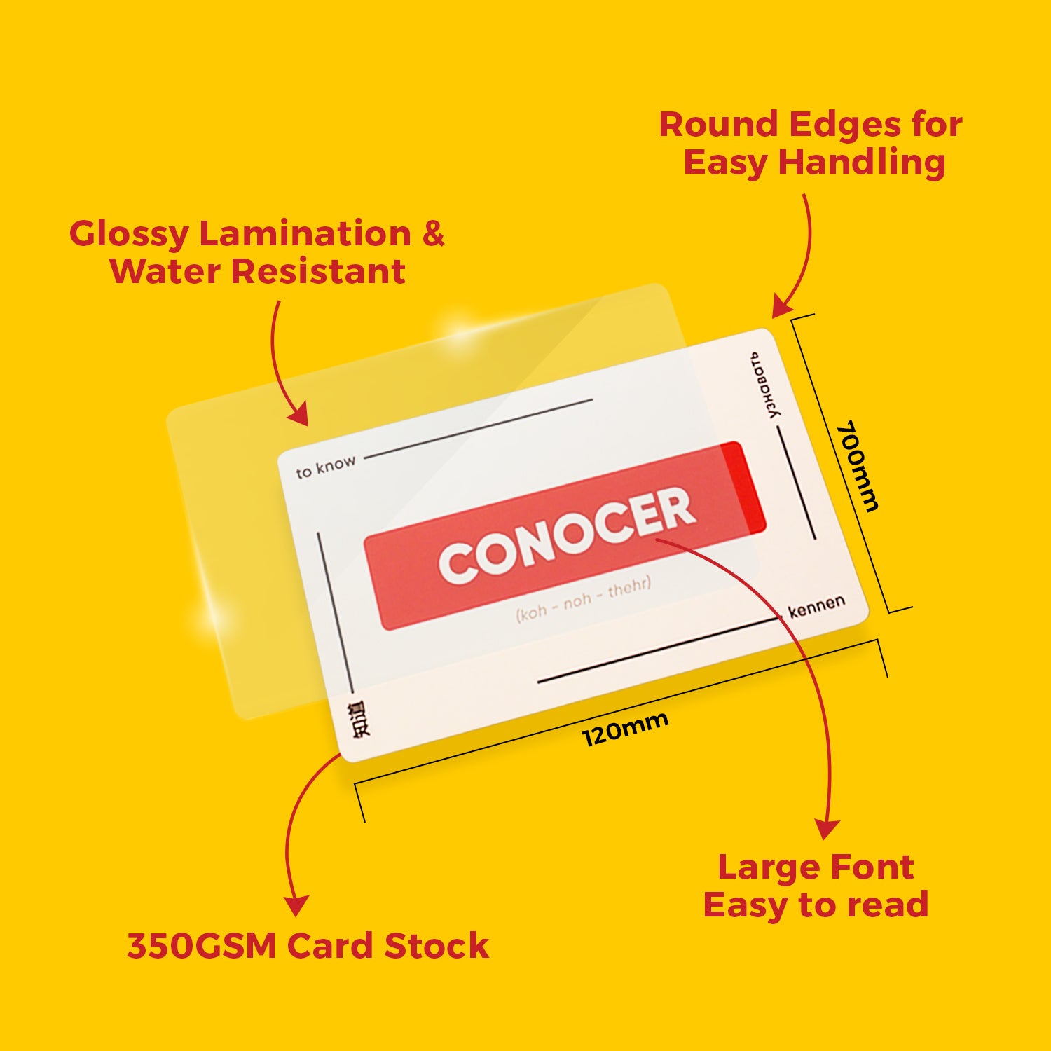 Spanish Verb Conjugation Flashcards (Physical)