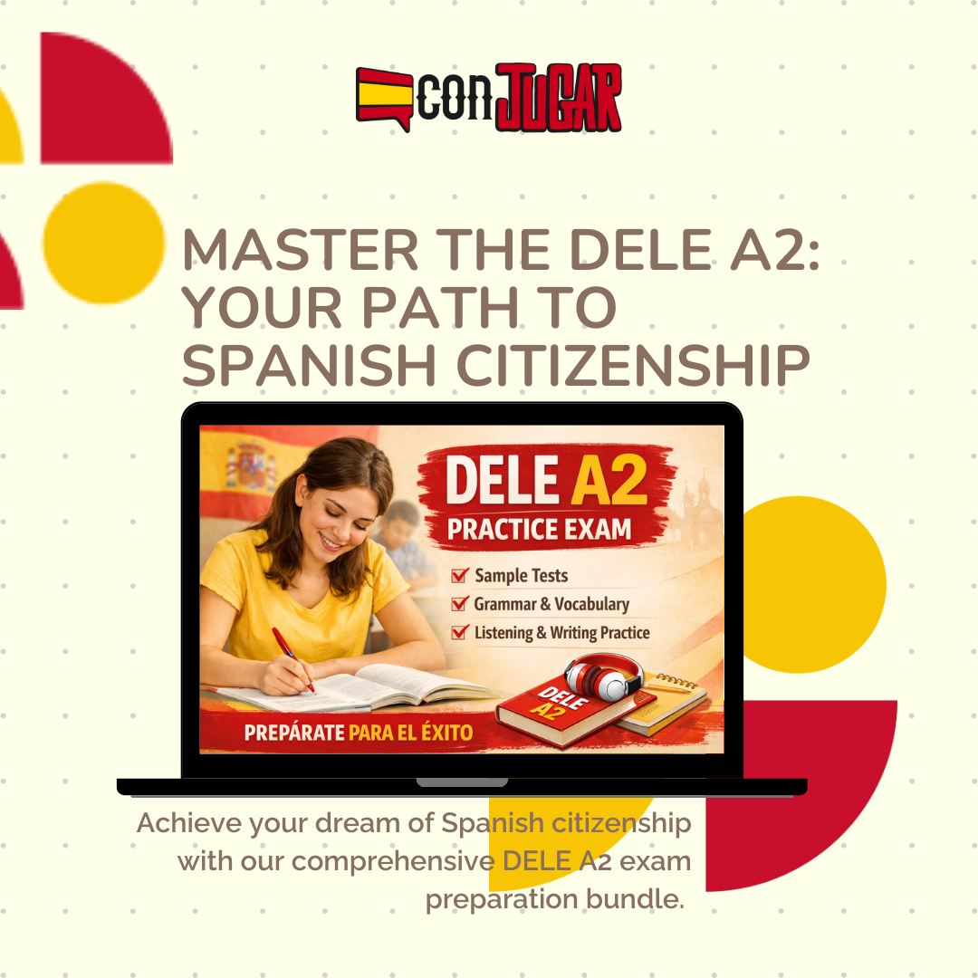 Complete Spanish DELE A2 Practice Exam Package