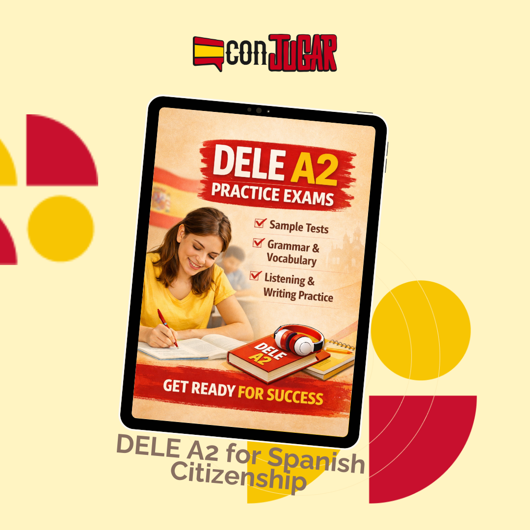 Complete Spanish DELE A2 Practice Exam Package