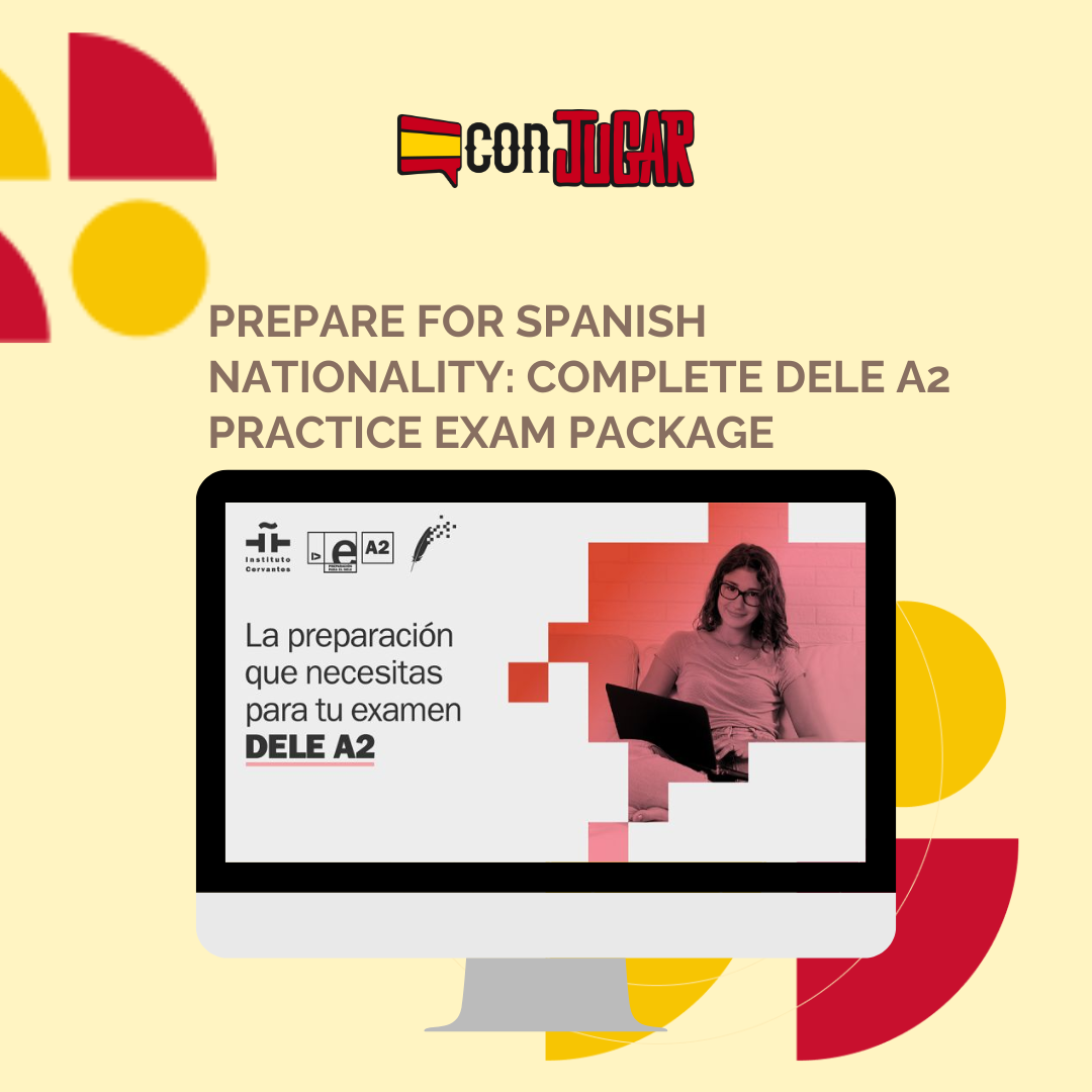 Complete Spanish DELE A2 Practice Exam Package