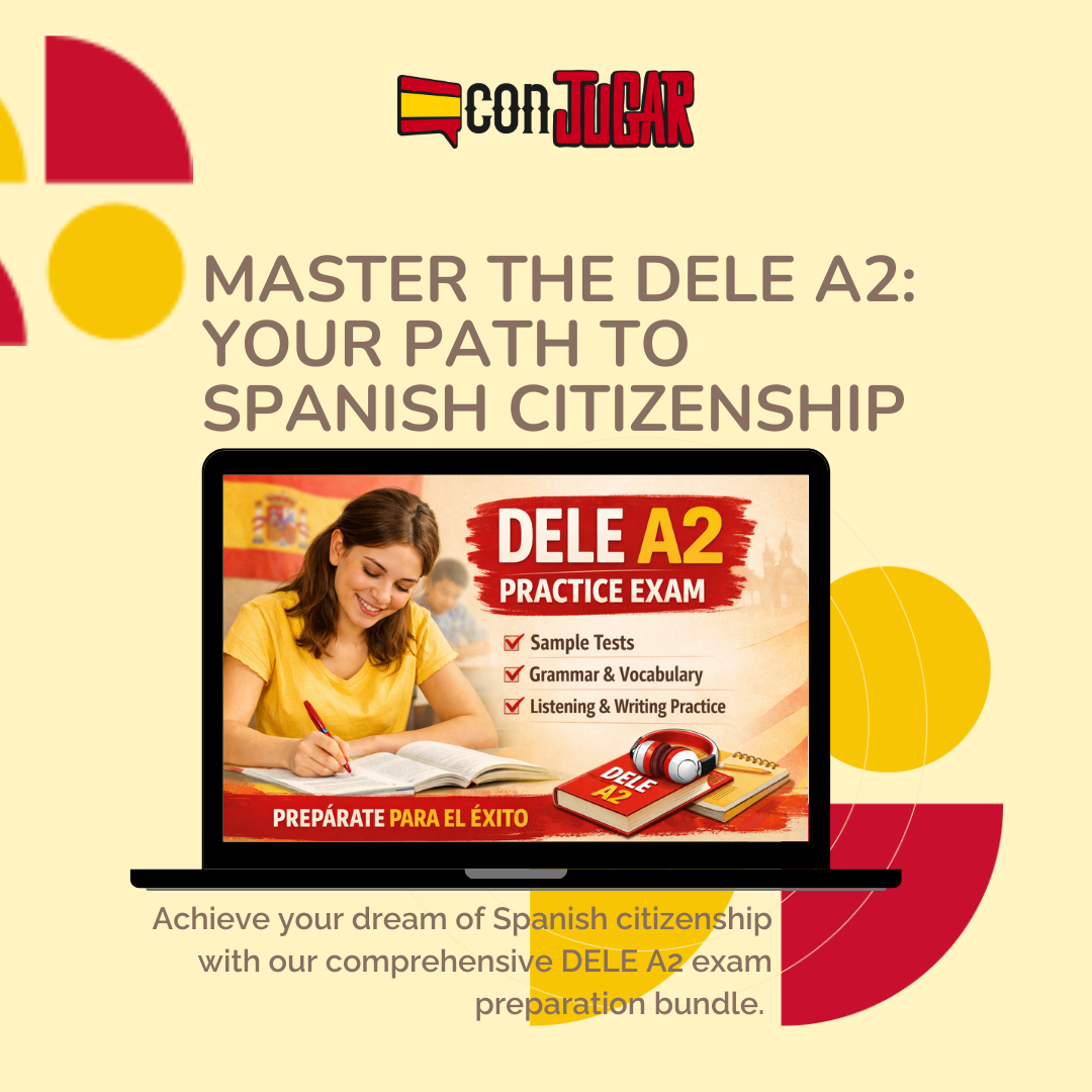 Complete Spanish DELE A2 Practice Exam Package