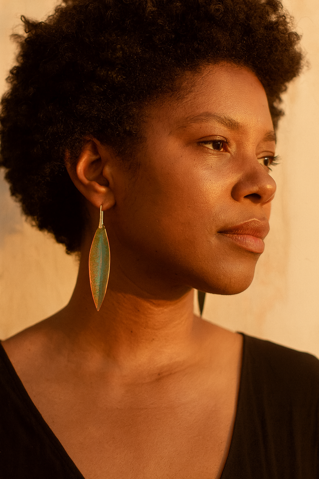 Hoiko Handmade Jewelry - Unique Artisan Copper/Sterling Silver Jewelry - Made in Portugal (Olive)