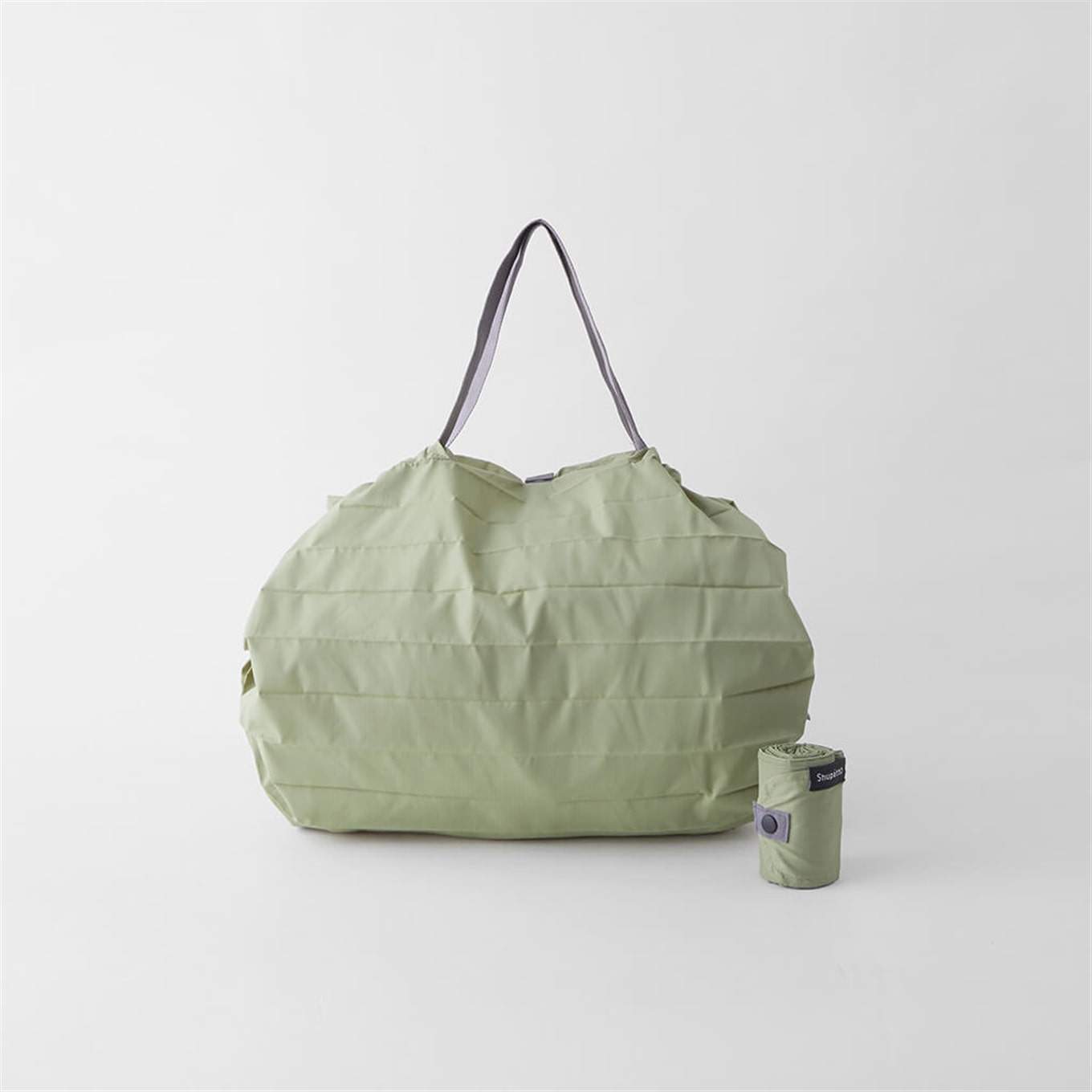 Shupatto Compact Foldable Shopping Bag with Easy Storage - Forest, Medium (15L)