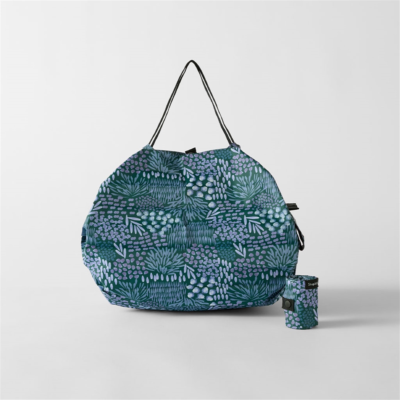 Shupatto Compact Foldable Shopping Bag with Easy Storage - Scent of Herbs, Medium (15L)