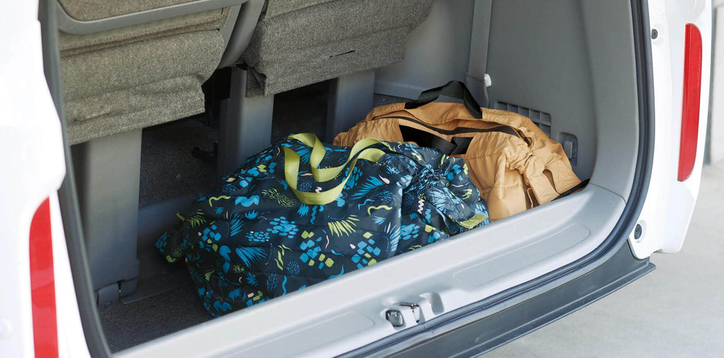 Shupatto Compact Packable Shopping Bag with Easy Storage - White Birch, Large (27L)