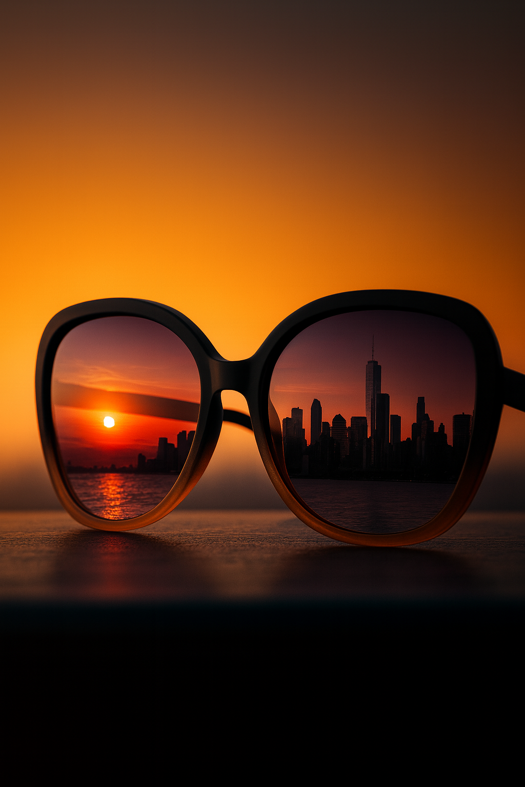 OKKIA Anna Butterfly Sunglasses - UV400 Protection Eyewear Designed in Italy - Unisex Fashion Sunglasses - Black Pink