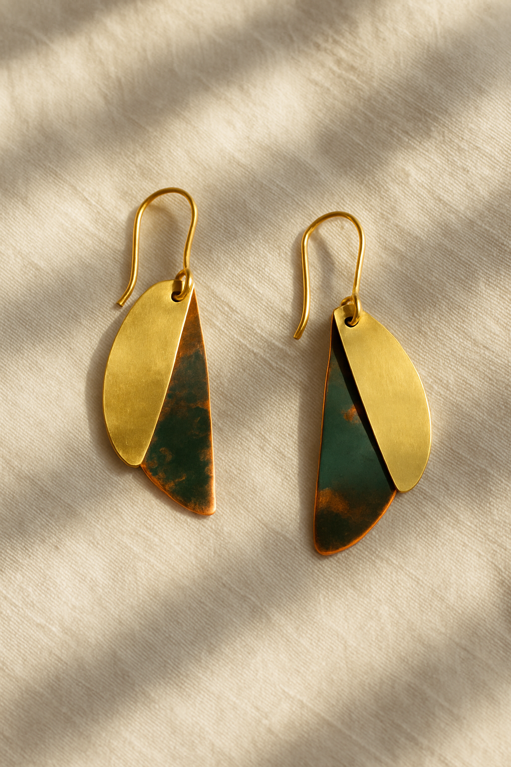 Hoiko Handmade Jewelry - Unique Artisan Copper/Sterling Silver Jewelry - Made in Portugal (Lotus)