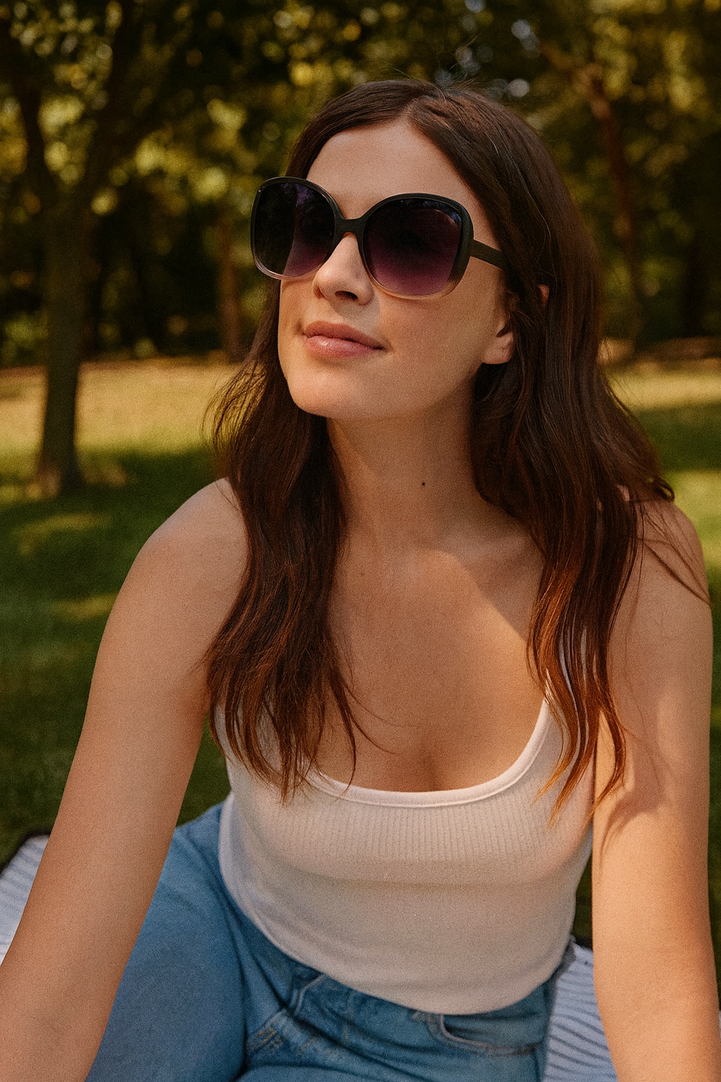 OKKIA Anna Butterfly Sunglasses - UV400 Protection Eyewear Designed in Italy - Unisex Fashion Sunglasses - Black Pink