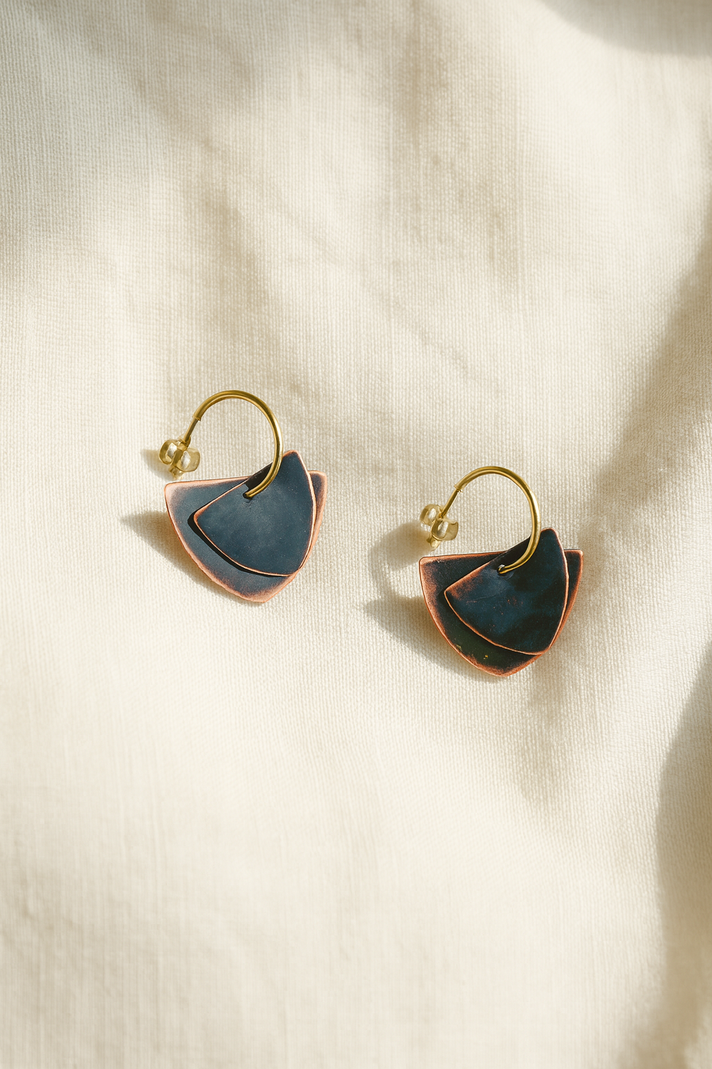 Hoiko Handmade Jewelry - Unique Artisan Copper/Sterling Silver Jewelry - Made in Portugal (Cristina)