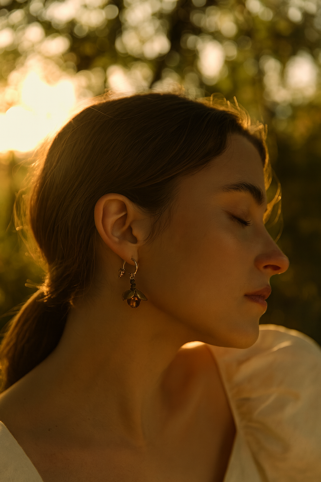 Hoiko Handmade Jewelry - Unique Artisan Copper/Sterling Silver Jewelry - Made in Portugal (Orquidea)