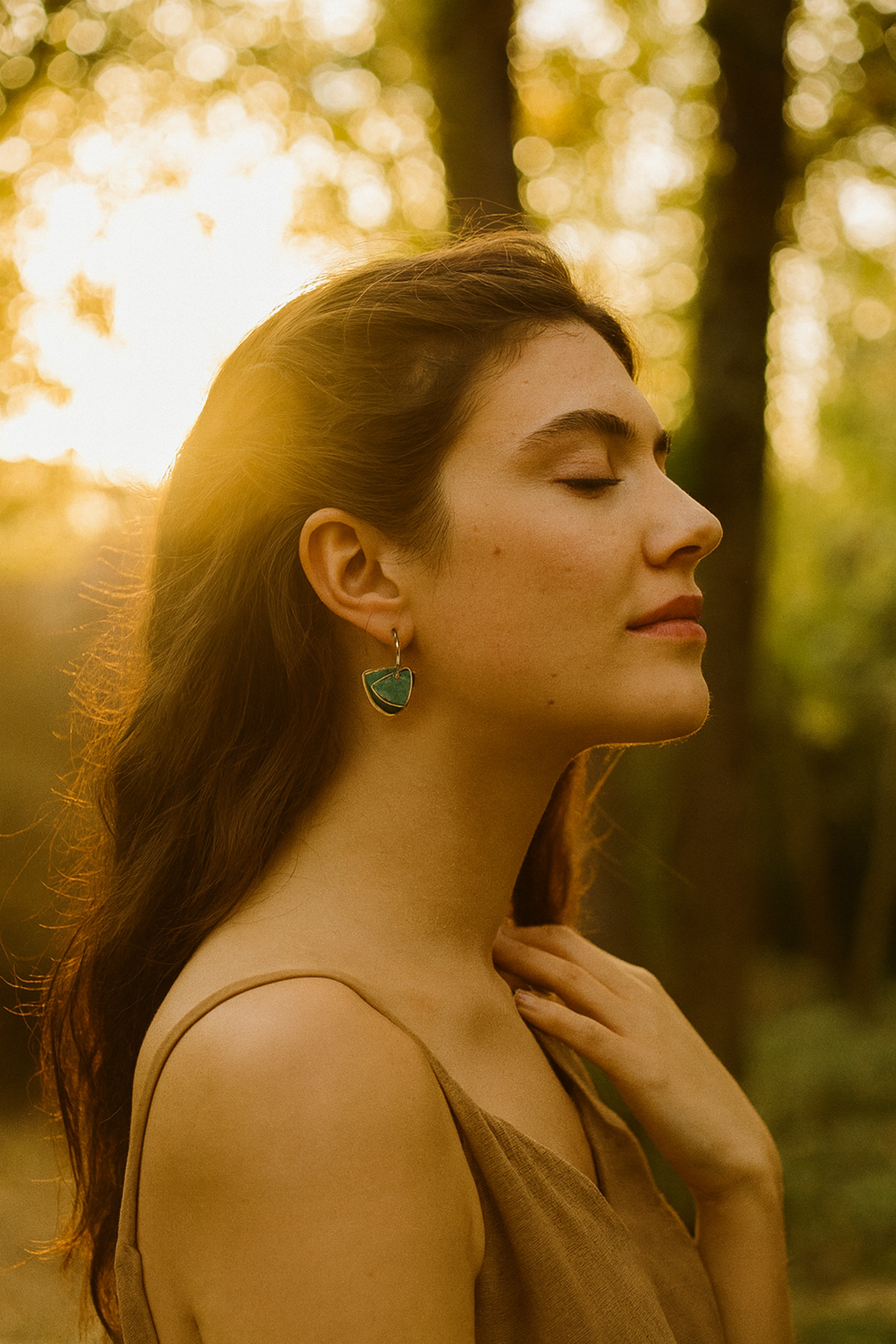 Hoiko Handmade Jewelry - Unique Artisan Copper/Sterling Silver Jewelry - Made in Portugal (Cristina)