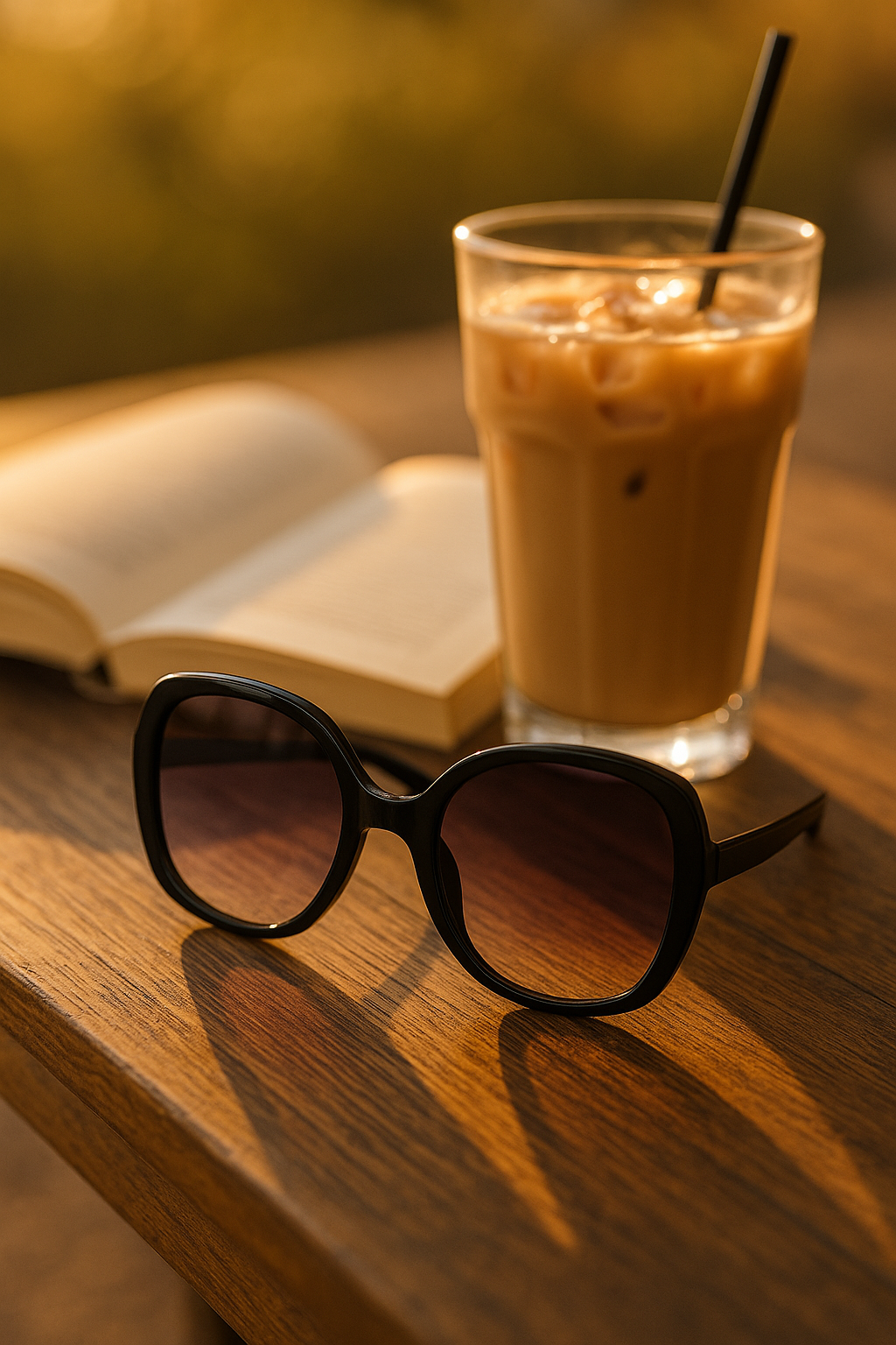 OKKIA Anna Butterfly Sunglasses - UV400 Protection Eyewear Designed in Italy - Unisex Fashion Sunglasses - Black