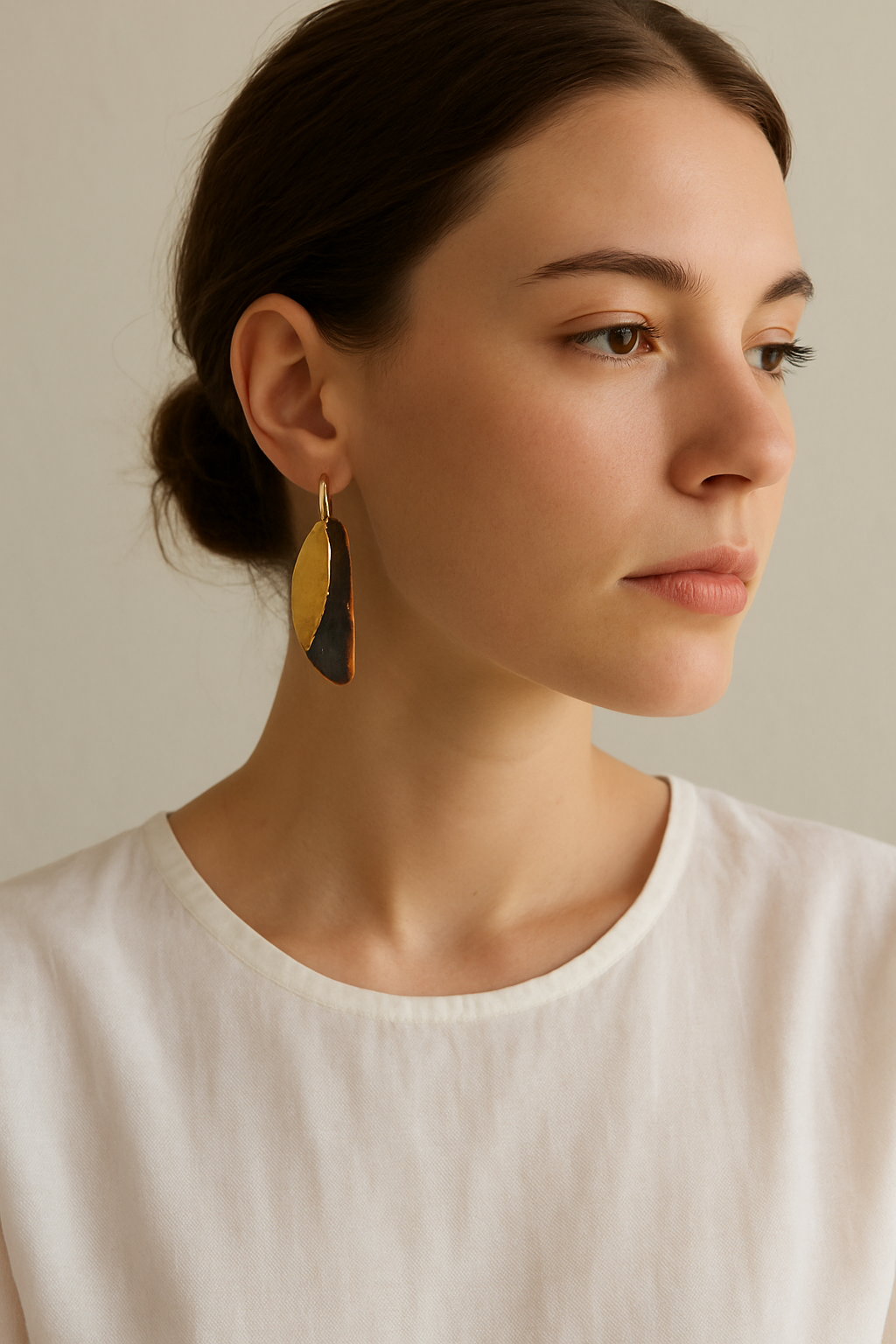 Hoiko Handmade Jewelry - Unique Artisan Copper/Sterling Silver Jewelry - Made in Portugal (Lotus)