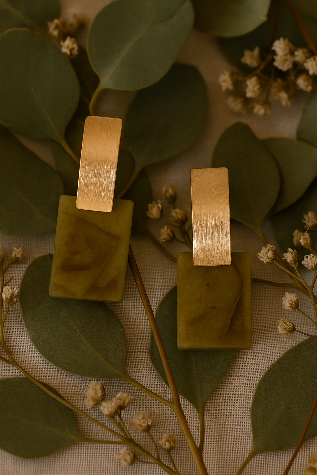 Hoiko Handmade Jewelry - Unique Artisan Copper/Sterling Silver Jewelry - Made in Portugal (Tribu rectangle)