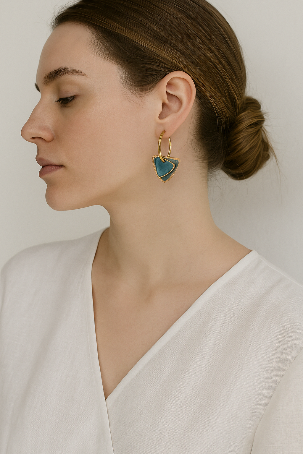 Hoiko Handmade Jewelry - Unique Artisan Copper/Sterling Silver Jewelry - Made in Portugal (Cristina)