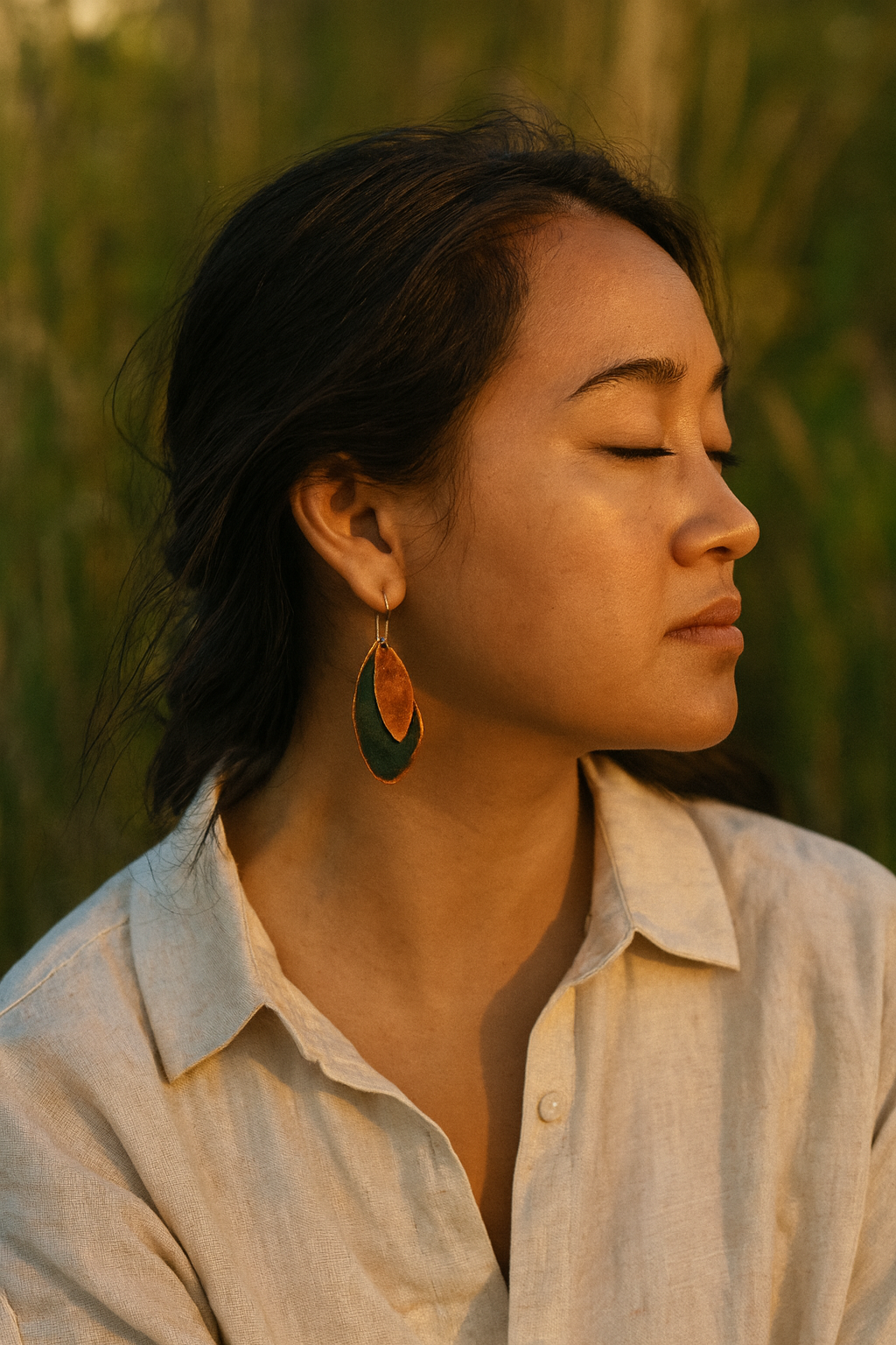 Hoiko Handmade Jewelry - Unique Artisan Copper/Sterling Silver Jewelry - Made in Portugal (Wings)