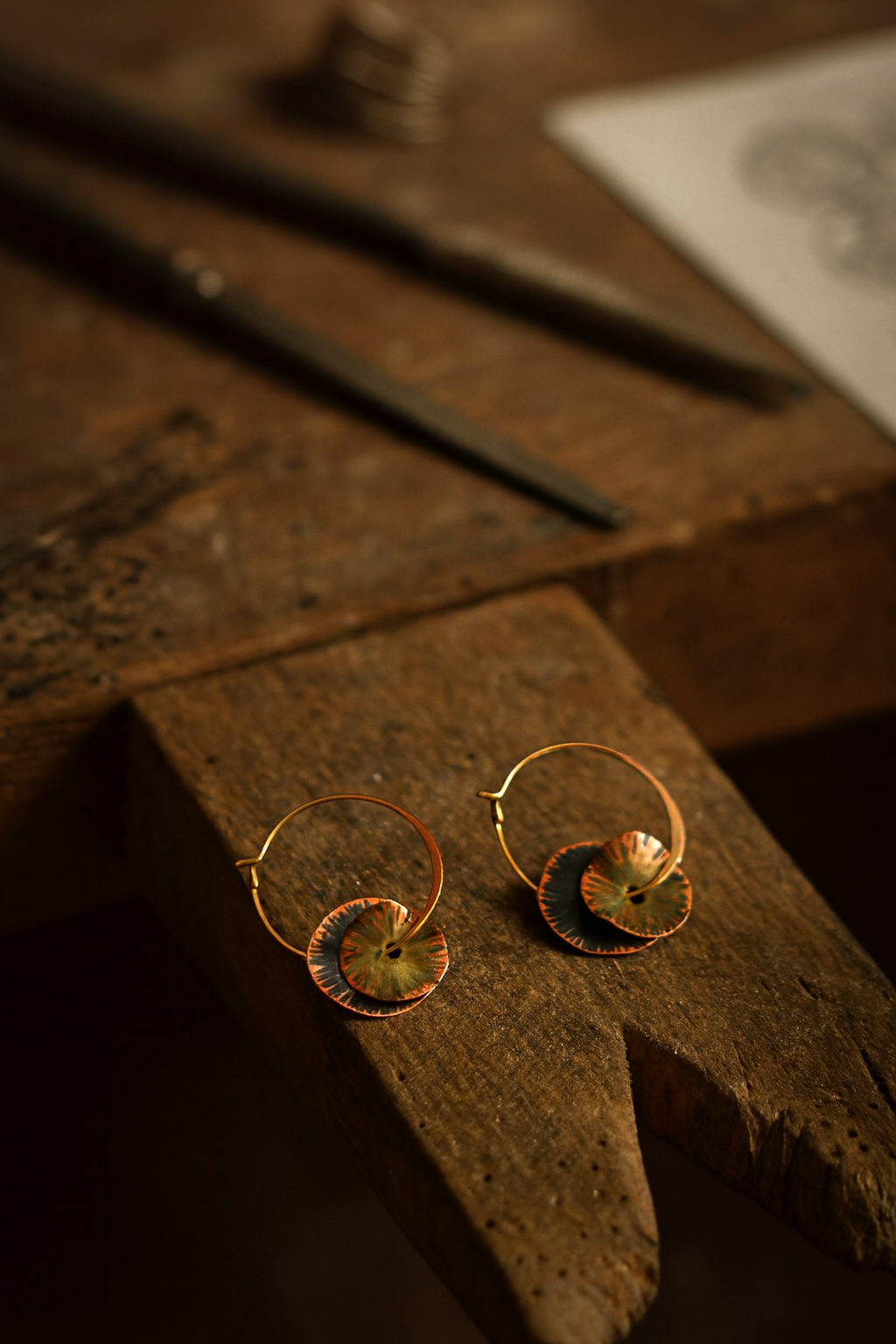 Hoiko Handmade Jewelry - Unique Artisan Copper/Sterling Silver Jewelry - Made in Portugal (Sofia)