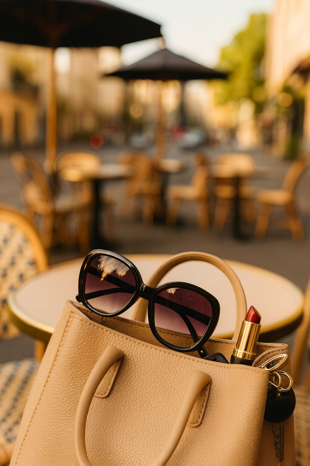 OKKIA Anna Butterfly Sunglasses - UV400 Protection Eyewear Designed in Italy - Unisex Fashion Sunglasses - Black