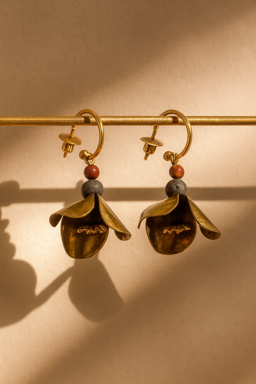 Hoiko Handmade Jewelry - Unique Artisan Copper/Sterling Silver Jewelry - Made in Portugal (Orquidea)