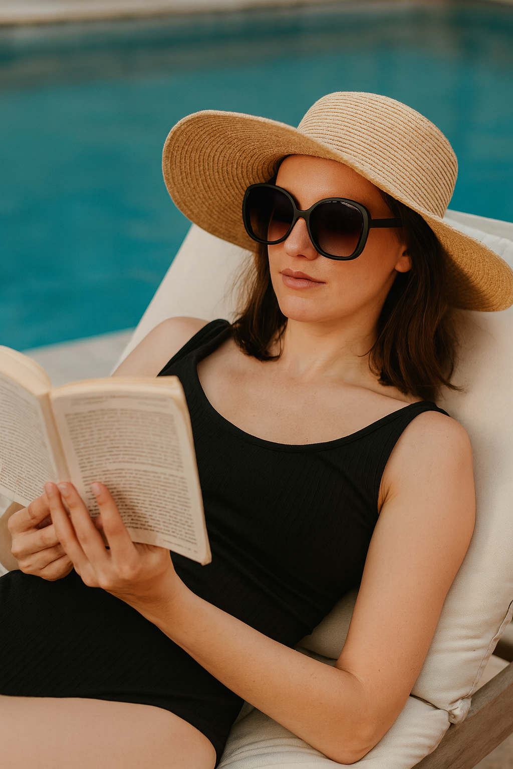 OKKIA Anna Butterfly Sunglasses - UV400 Protection Eyewear Designed in Italy - Unisex Fashion Sunglasses - Black