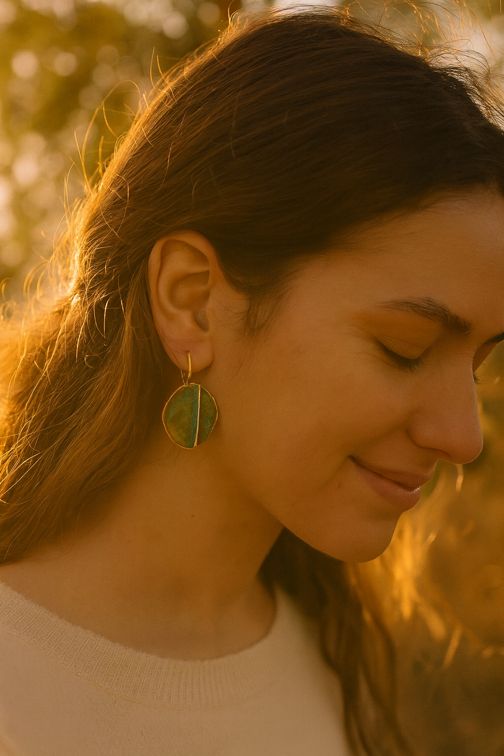 Hoiko Handmade Jewelry - Unique Artisan Copper/Sterling Silver Jewelry - Made in Portugal (Beatriz)