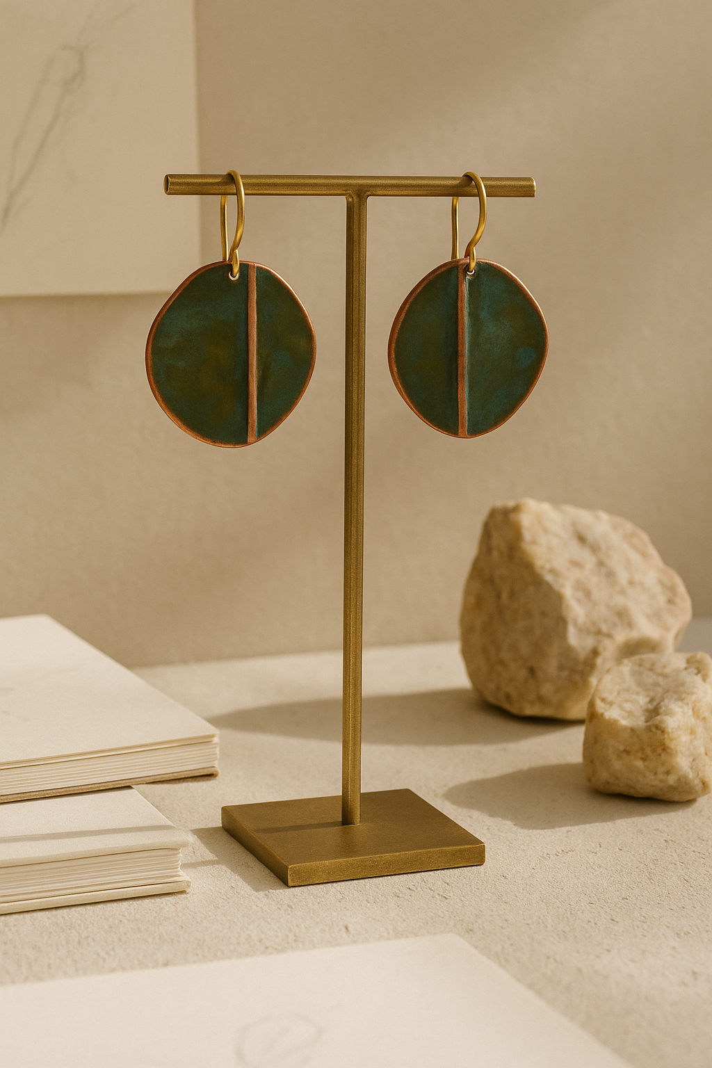 Hoiko Handmade Jewelry - Unique Artisan Copper/Sterling Silver Jewelry - Made in Portugal (Beatriz)