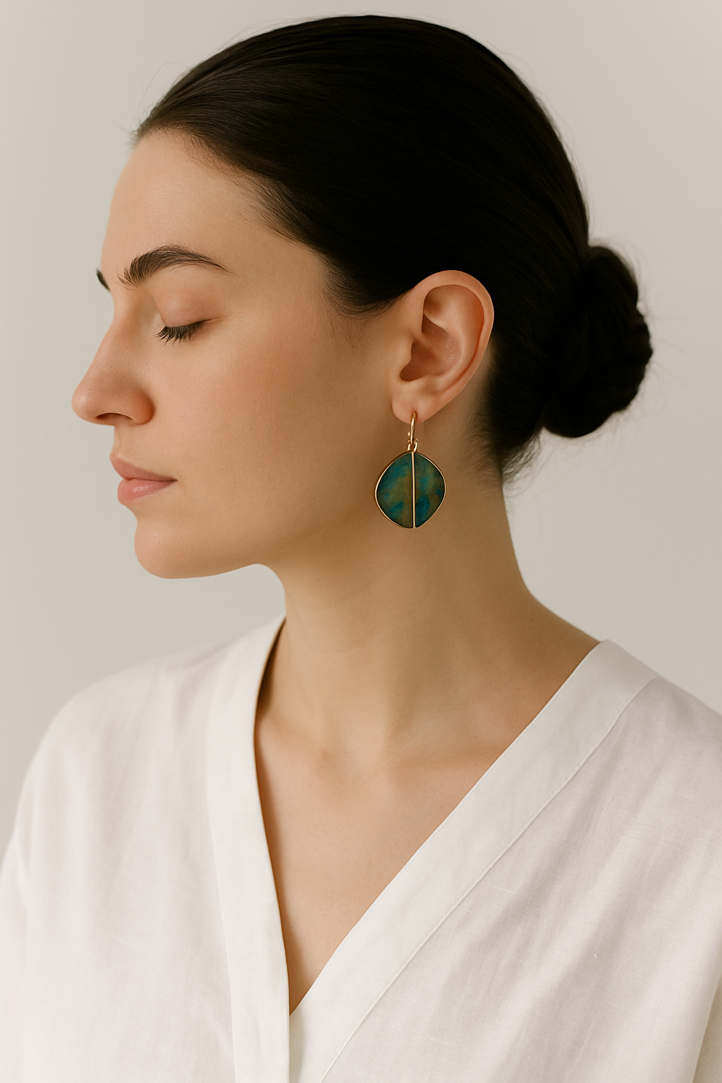 Hoiko Handmade Jewelry - Unique Artisan Copper/Sterling Silver Jewelry - Made in Portugal (Beatriz)