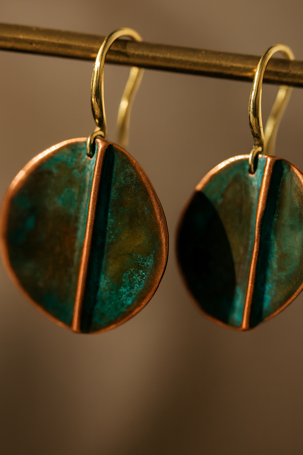 Hoiko Handmade Jewelry - Unique Artisan Copper/Sterling Silver Jewelry - Made in Portugal (Beatriz)