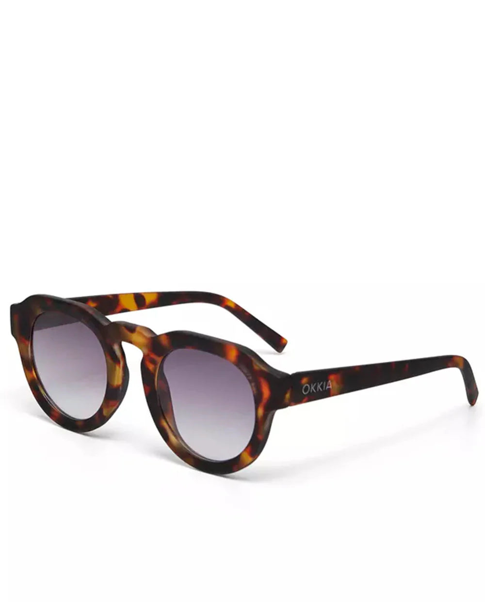 OKKIA Zeno Sunglasses - UV400 Protection Eyewear Designed in Italy - Unisex Fashion Sunglasses - Havana