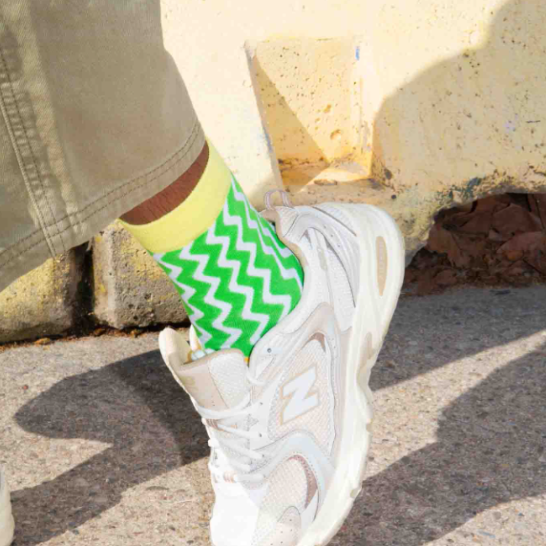 Eat My Socks Spicy Ramen Novelty Crew Socks - Funny Food Design Casual Socks for Men Women - Comfortable All-Day Wear Gift Socks